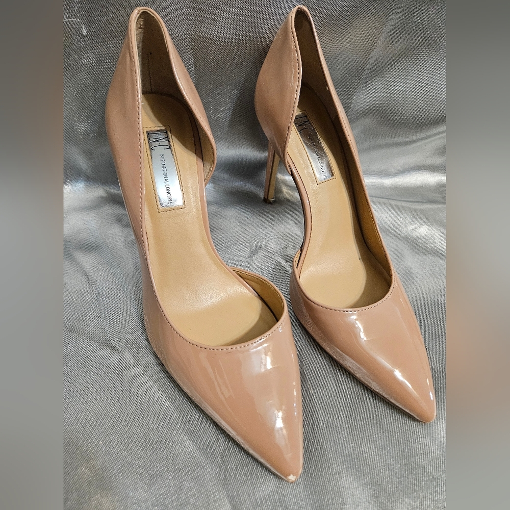 INC International Concepts Blush Patent Leather Heels